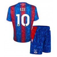 Camisa de time de futebol Crystal Palace Eberechi Eze #10 Replicas 1º Equipamento Infantil 2024-25 Manga Curta (+ Calças curtas)